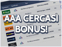 Elenco di bonus per le slot